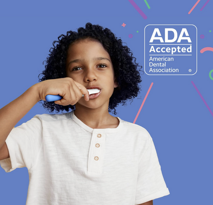 quip Kids Sonic Electric Toothbrush - Rubber | Timer + Small Brush Head