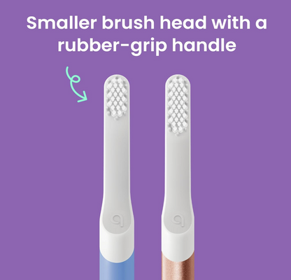 quip Kids Sonic Electric Toothbrush - Rubber | Timer + Small Brush Head