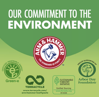 ARM & HAMMER Toothpaste Plus TheraBreath Breath Fresheners, Invigorating ICY Mint Flavor, Whitening Anticavity Fluoride Toothpaste for Bad Breath, 5.5