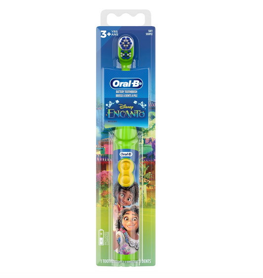 Oral-B Kids' Battery Toothbrush featuring Disney's Encanto - Soft Bristles - for Kids 3+