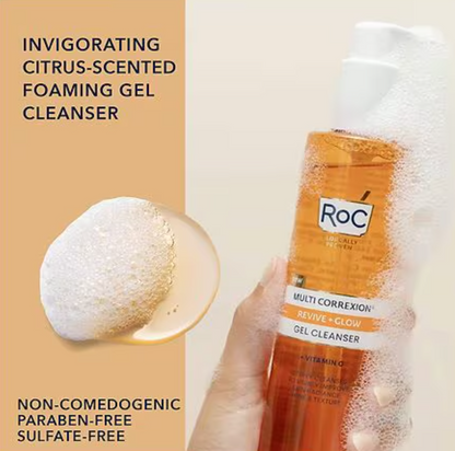 RoC Anti-Aging Sulfate Free Facial Cleanser with Vitamin C + Glycolic Acid - 6.0 fl oz