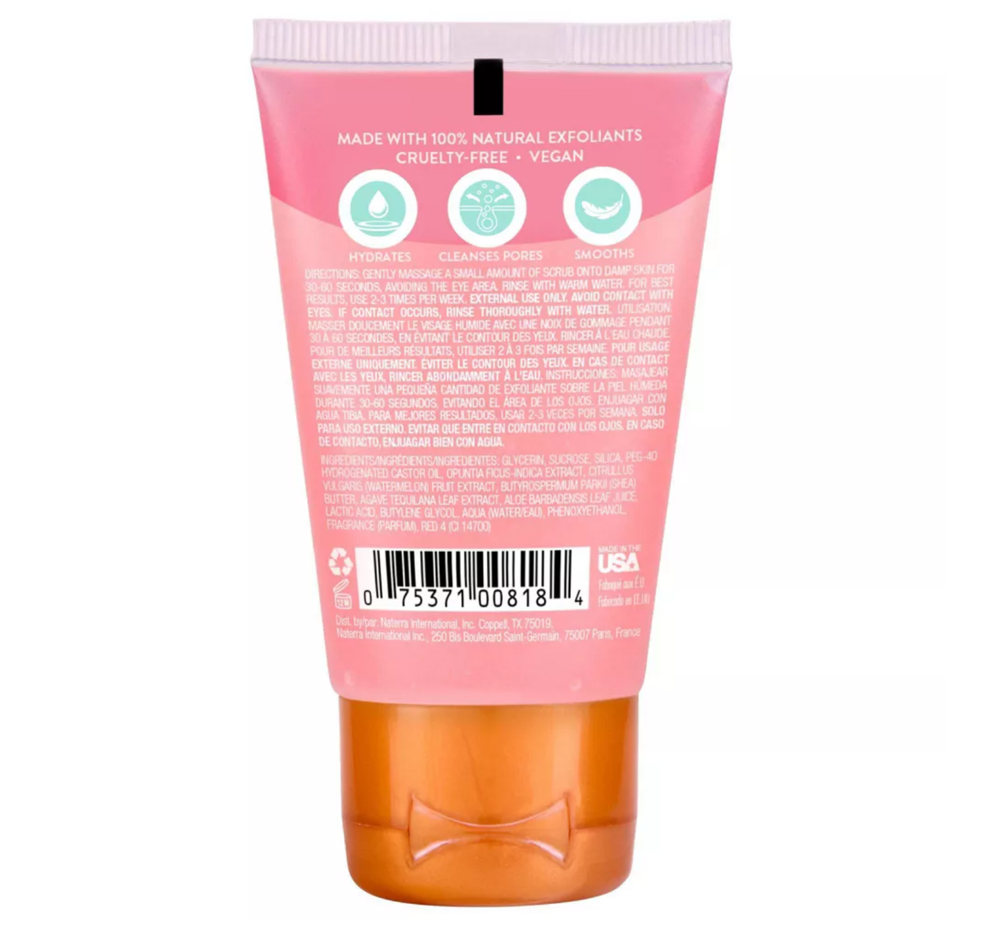 Tree Hut Watermelon Cactus Water Face Scrub - 1.5oz