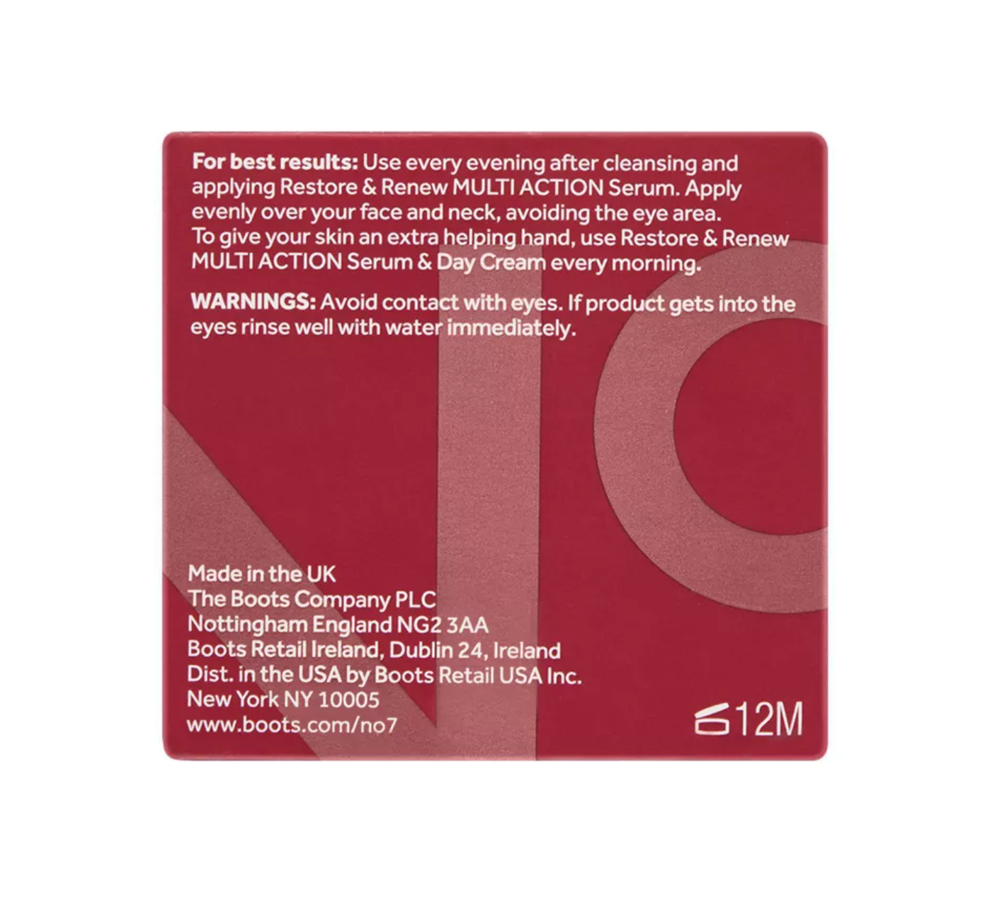 No7 Restore & Renew Multi Action Face & Neck Night Cream - 1.69 fl oz