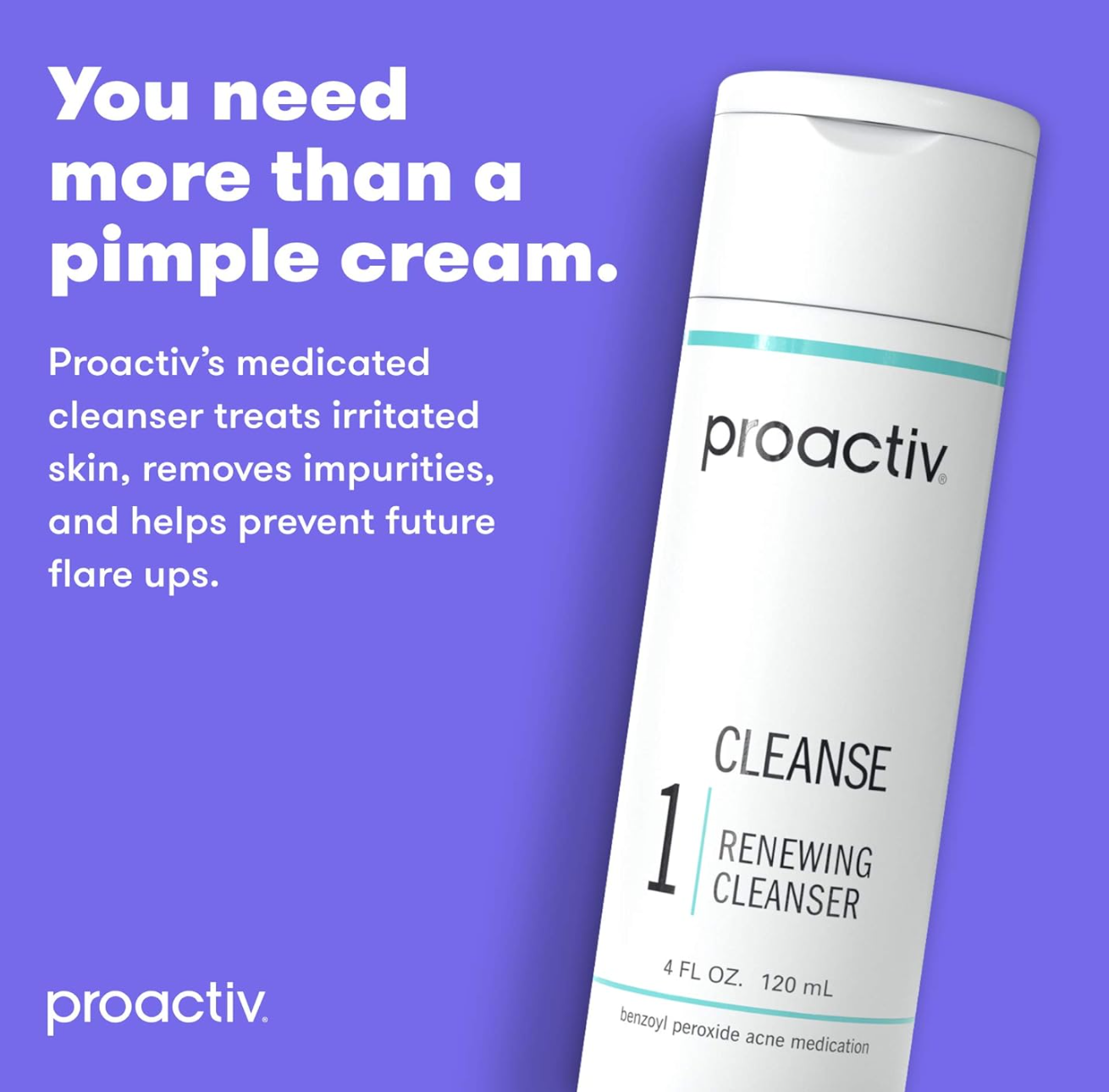 Proactiv Solution Renewing Acne Cleanser - Unscented - 4 fl oz