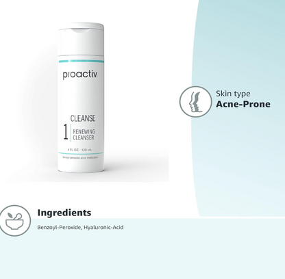 Proactiv Solution Renewing Acne Cleanser - Unscented - 4 fl oz
