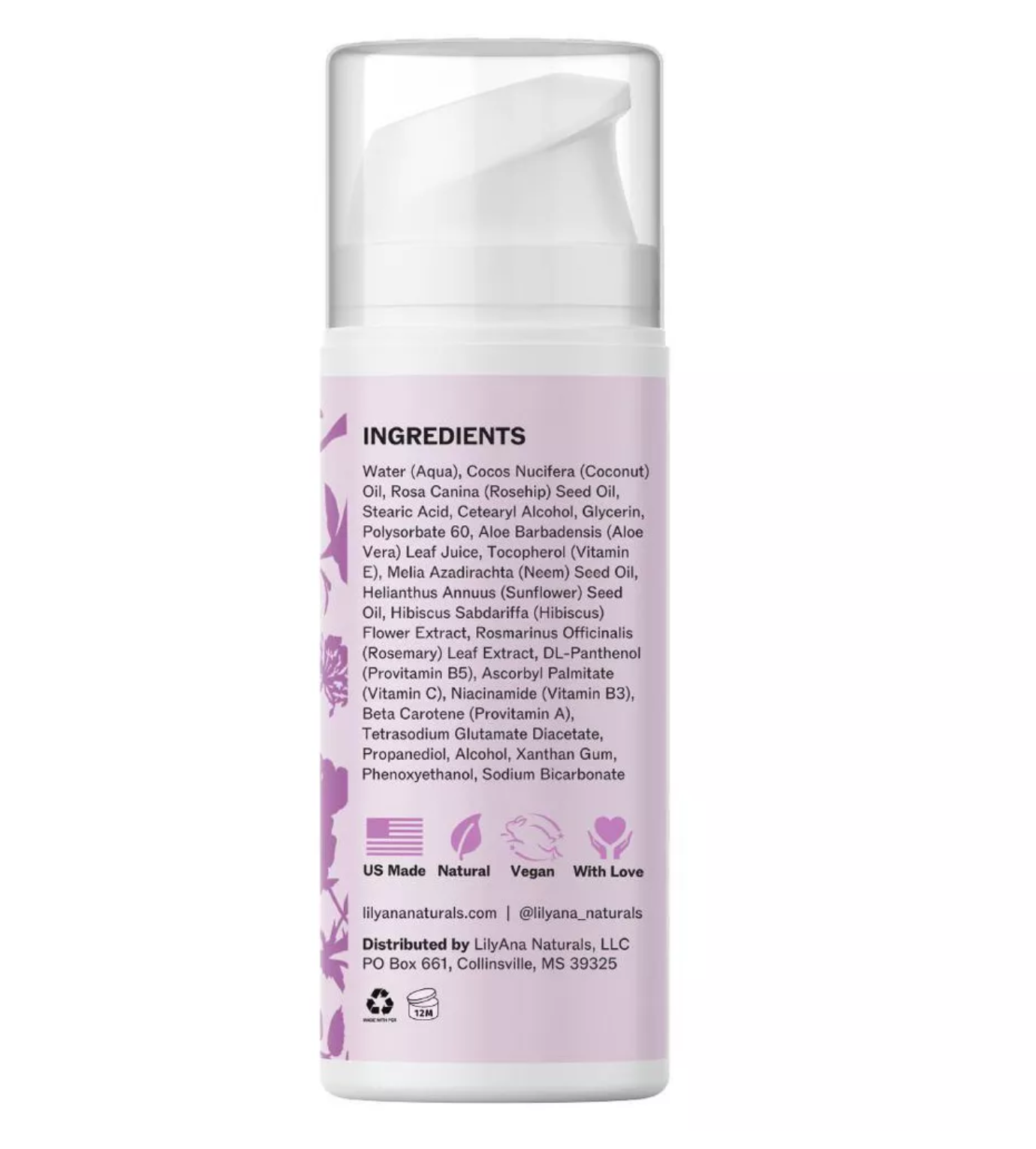 LilyAna Naturals Eye Cream - 1oz