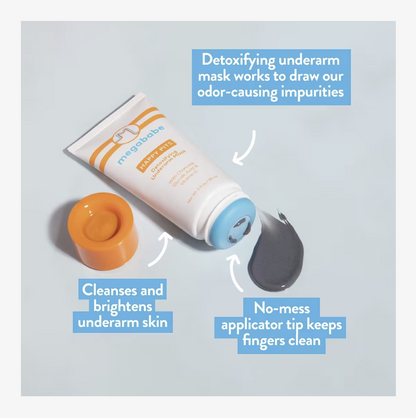 Megababe Happy Pits Detoxifying Underarm Mask - 3 fl oz