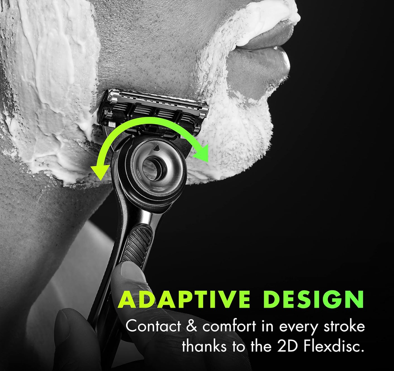 GilletteLabs with Exfoliating Bar Razor (1 Handle + 3 Cartridges + 1 Travel Case)