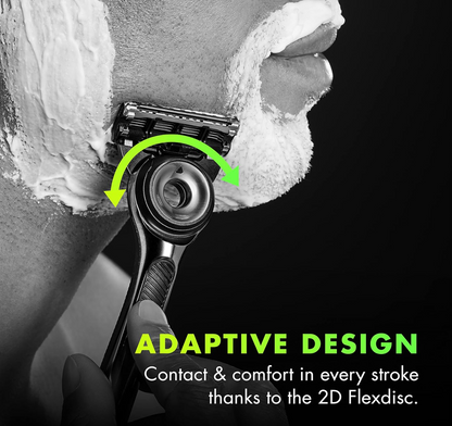 GilletteLabs with Exfoliating Bar Razor (1 Handle + 3 Cartridges + 1 Travel Case)