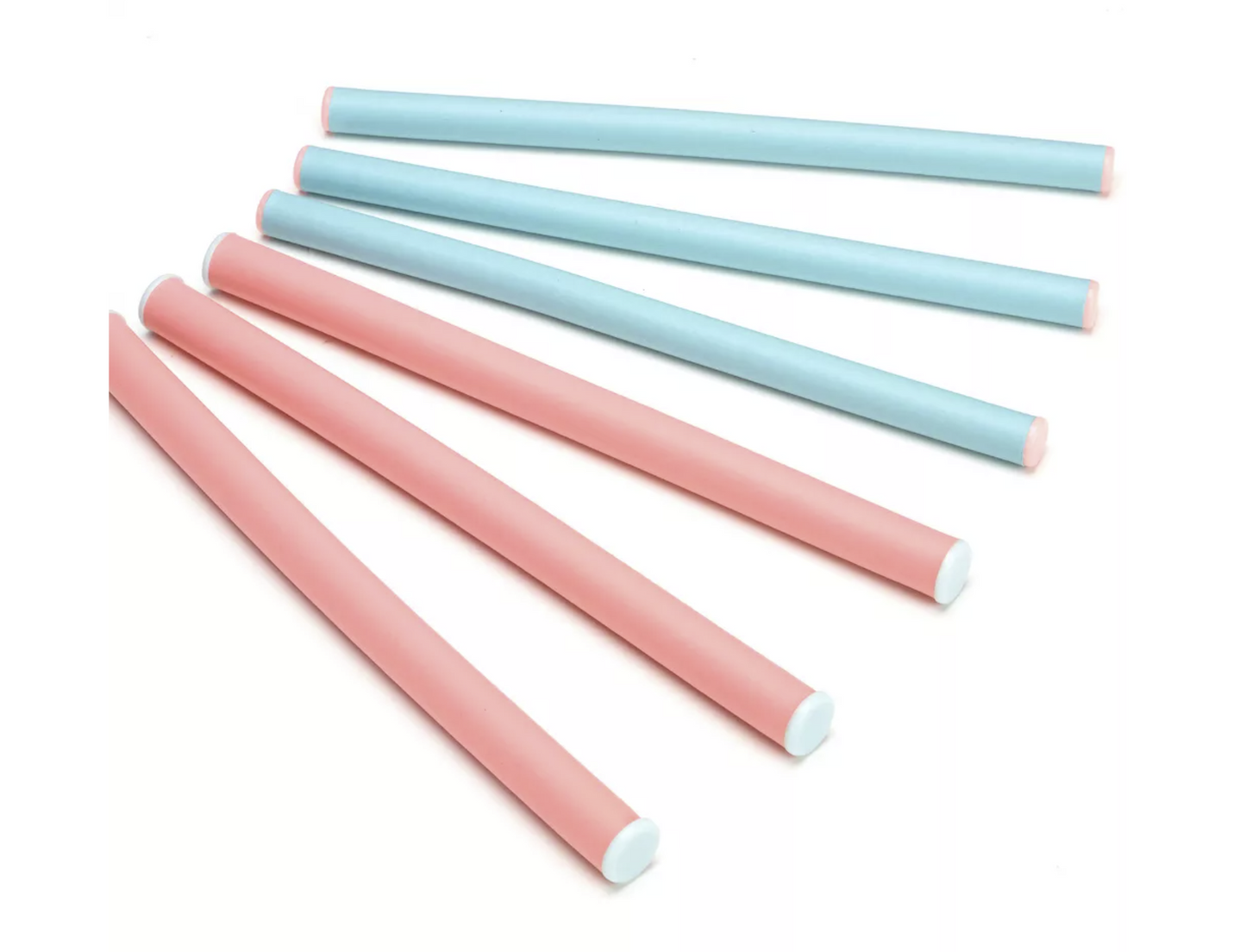 Conair Heatless Spiral Rollers - Coral & Teal - 18pk