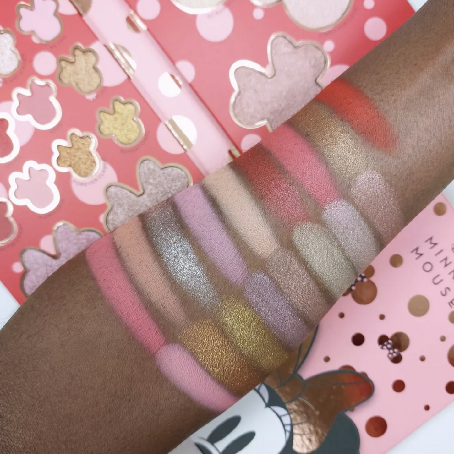 Makeup Revolution x Disney's Minnie Mouse All Eyes on Minnie Eyeshadow Palette - 0.02oz