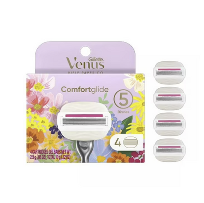 Rifle Paper Co. + Venus Comfortglide Razor Blade Refills - 4ct
