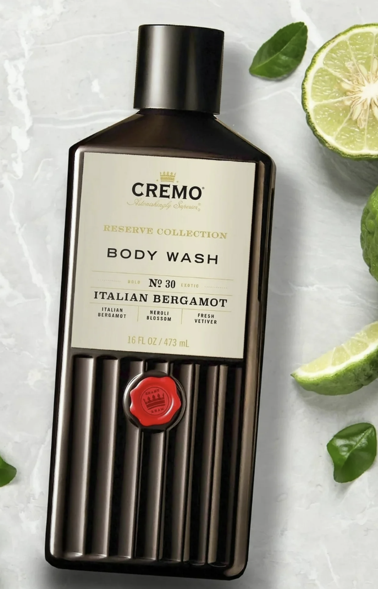 Cremo Italian Bergamot Body Wash - 16 Fl Oz