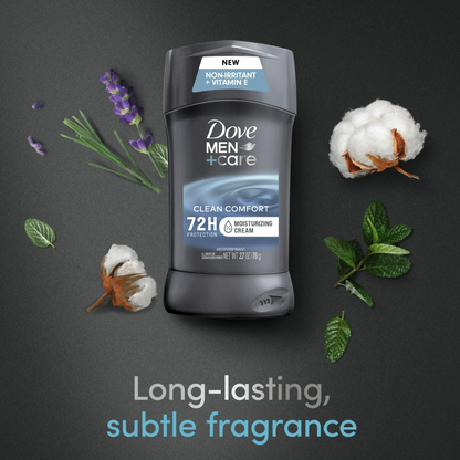 Dove Men+Care Clean Comfort Antiperspirant Deodorant, 2.7 oz