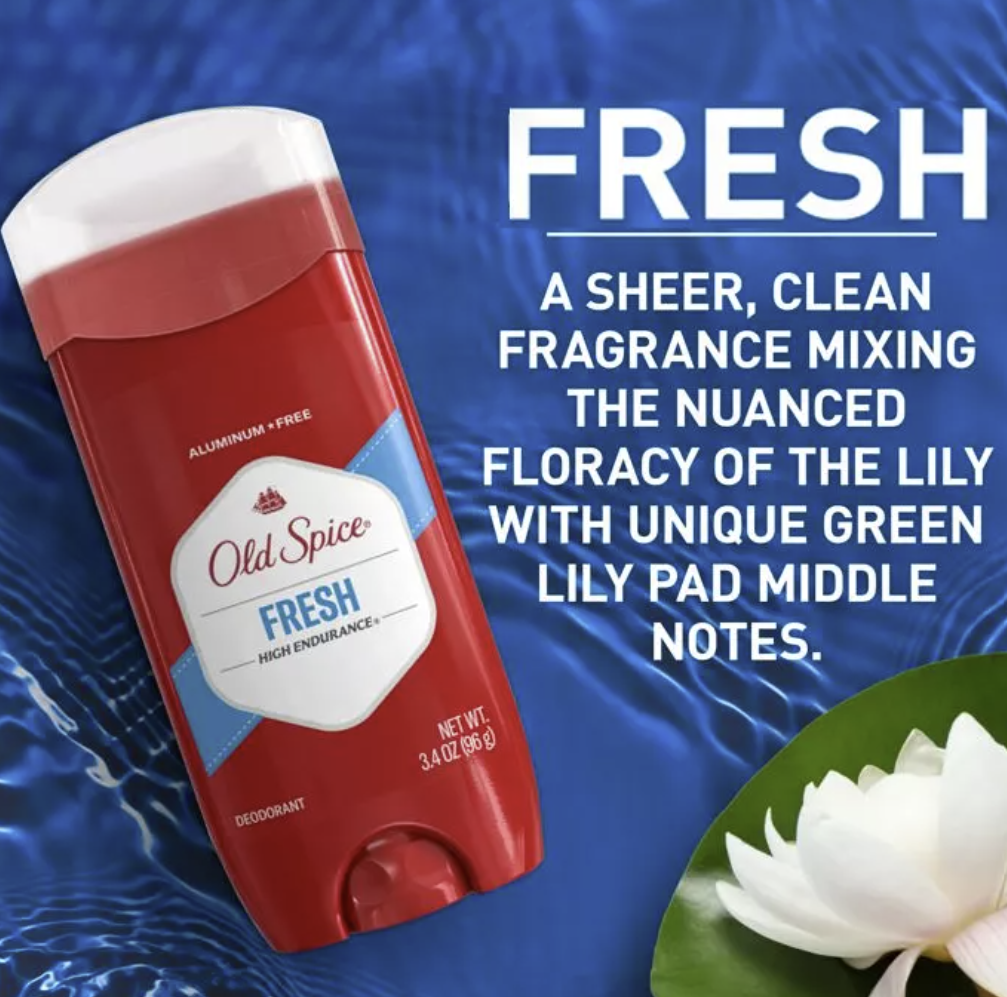 Old Spice High Endurance Aluminum Free Deodorant for Men - 3.4oz/2pk