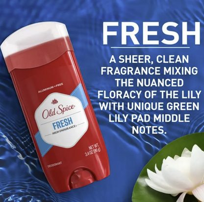 Old Spice High Endurance Aluminum Free Deodorant for Men - 3.4oz/2pk