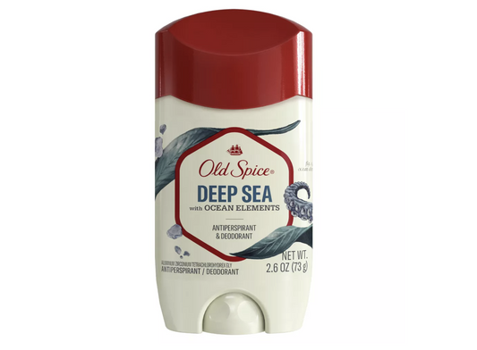 Old Spice AntiPerspirant & Deodorant Deep Sea with Ocean Elements 2.6 Oz