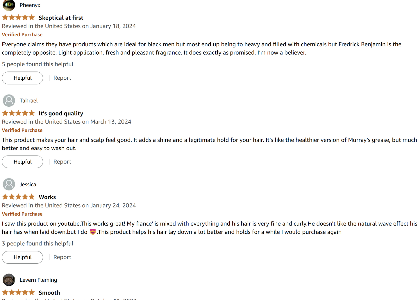 Frederick Benjamin Sleek Water Pomade - 3.75oz