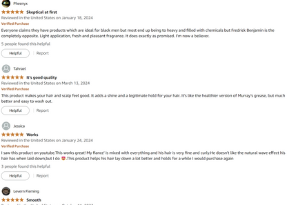 Frederick Benjamin Sleek Water Pomade - 3.75oz