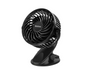 Holmes 4" On-The-Go Portable Clip Rechargeable Battery 360° Rotation Fan Black