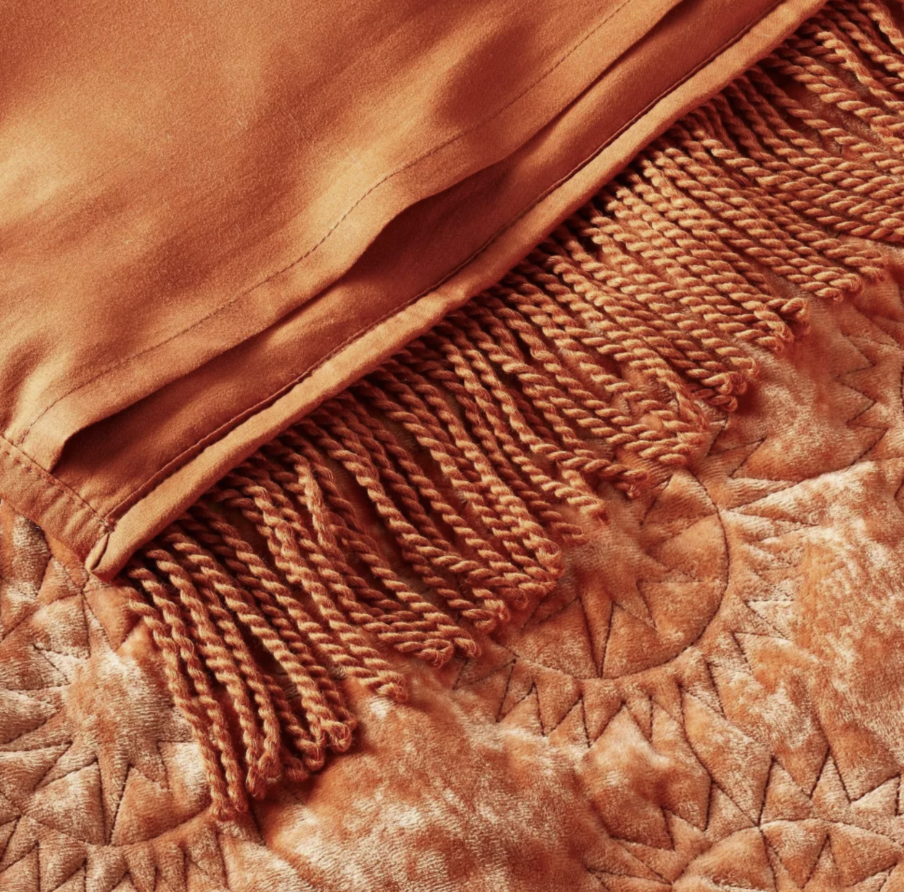 Sun Stitched Vintage Velvet Quilt Sham - Opalhouse™ designed with Jungalow™