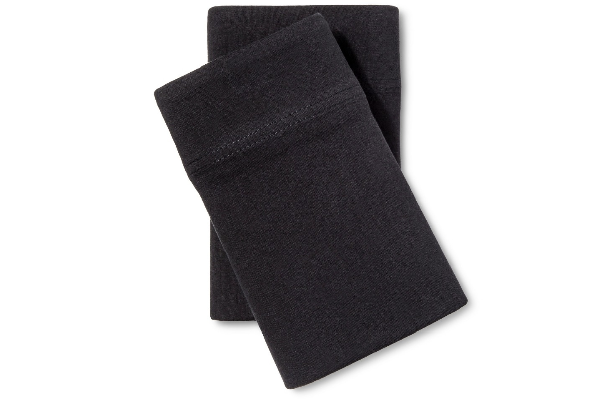 Room Essentials™ Jersey Pillowcases - Standard-Black
