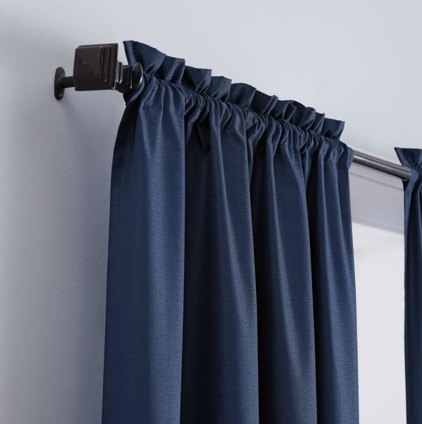 1pc 84"x42" Blackout Braxton Thermaback Window Curtain Panel - Eclipse,Navy