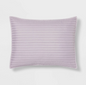 Standard Garment Washed Microfiber Quilt Sham Light Purple - Room Essentials