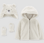 Carter's Just One You® Baby Bear Jacket - Cream