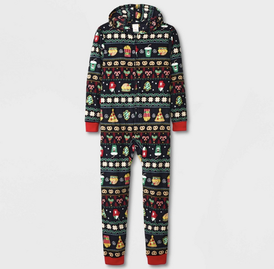 Kids' Christmas Union Suit - Cat & Jack™ Black