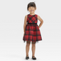 Toddler Girls' Plaid Dress - Cat & Jack™ Red