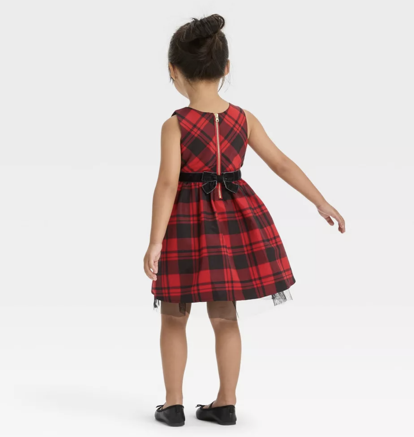 Toddler Girls' Plaid Dress - Cat & Jack™ Red