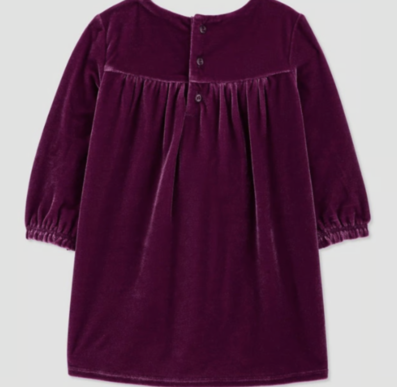 Carter's Just One You® Baby Girls' Long Sleeve Velour Dress - Purple,3 Months