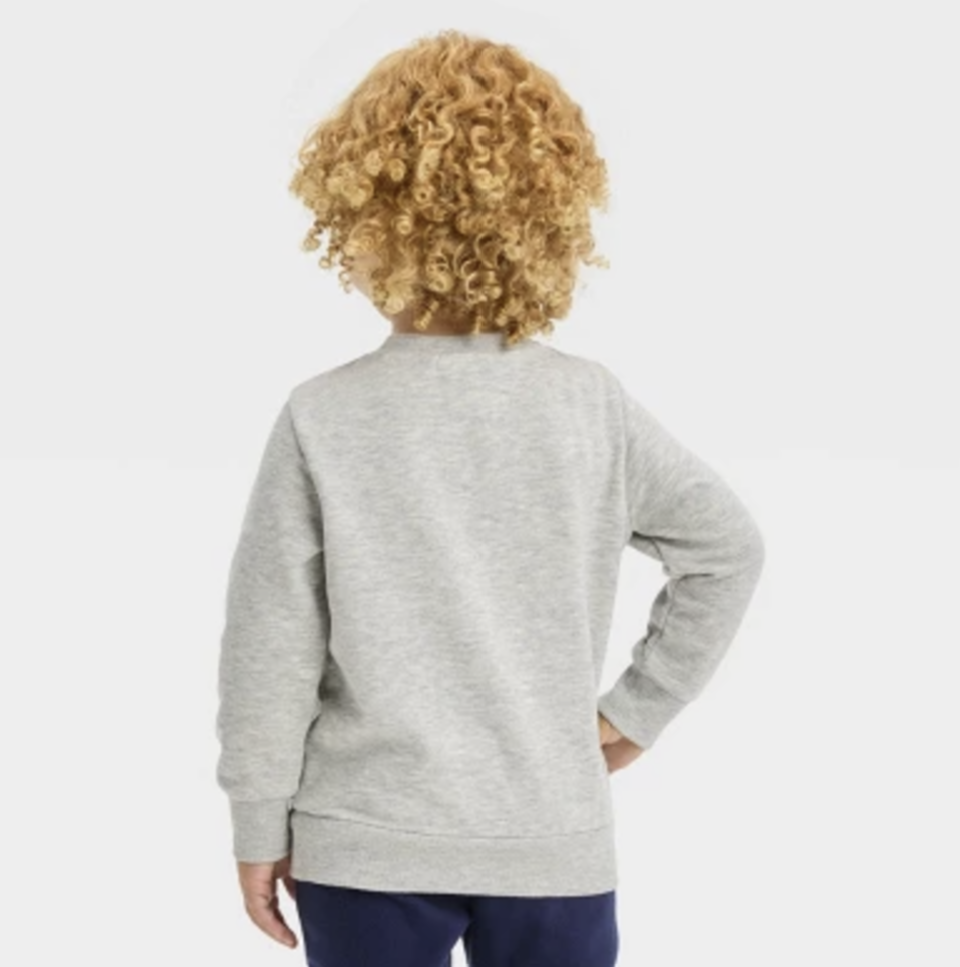 Toddler Boys' Disney Toy Story Printed Sweatshirt – Gray