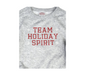 Kids Gray "Team Holiday Spirit" Crewneck Christmas Fleece Sweatshirt -Wondershop