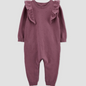 Carter's Just One You® Baby Girls' Ruffle Dot Jumpsuit - Purple
