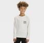 Boys' Long Sleeve 'Jolly & Joyful' Graphic T-Shirt - Cat & Jack™ Cream