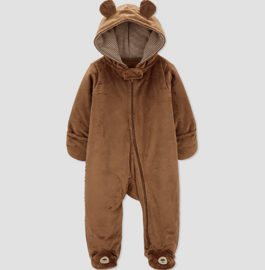 Carter's Just One You® Baby Boys' Bear Jumper - Brown, Newborn