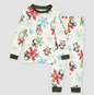 Burt's Bees Baby® Toddler Organic Cotton Snug Fit 2pc Snowflakes and Penguins Pajama Set - Off-White