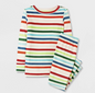 Toddler 2pc Snuggly Soft Striped Pajama Set - Cat & Jack™ ,Off-White/Red, 2T