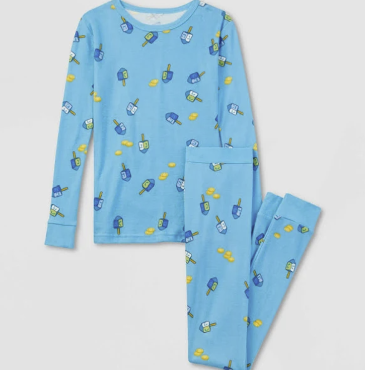 Hanukkah Matching Pajamas Sleep Set Shirt & Pants ,Kid(10)