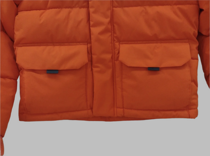 All In Motion Kids Puffer Jacket Orange, L(10/12)