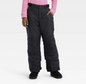 Kids' Solid Snow Pant - All in Motion™ Black M