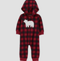 Carter's Just One You® Baby Boys' Buffalo Checkered Bear Jumpsuit - Red