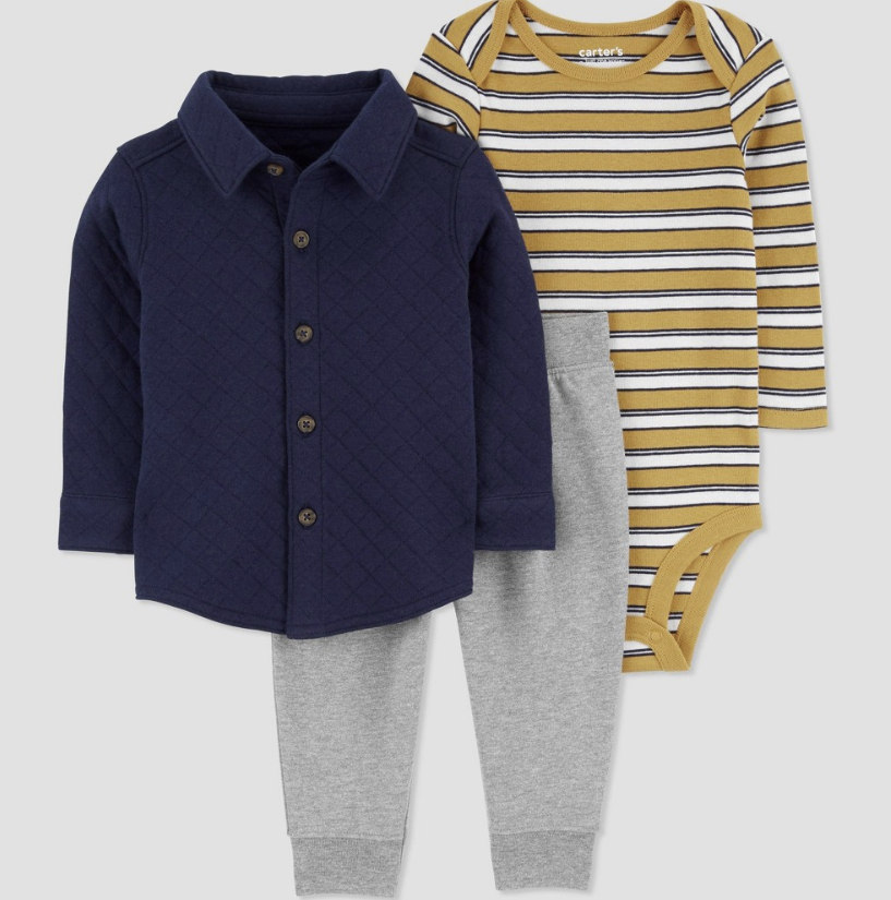 Carter's Just One You® Baby Boys' Striped Top & Bottom Set