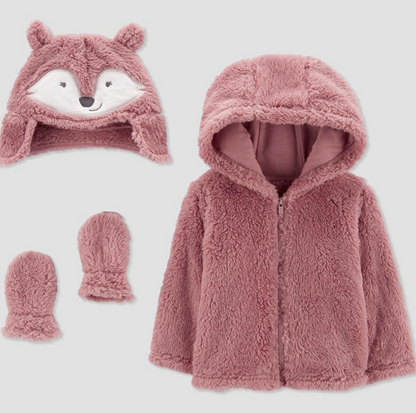 Carter's Just One You® Baby Girls' Fox Jacket - Pink