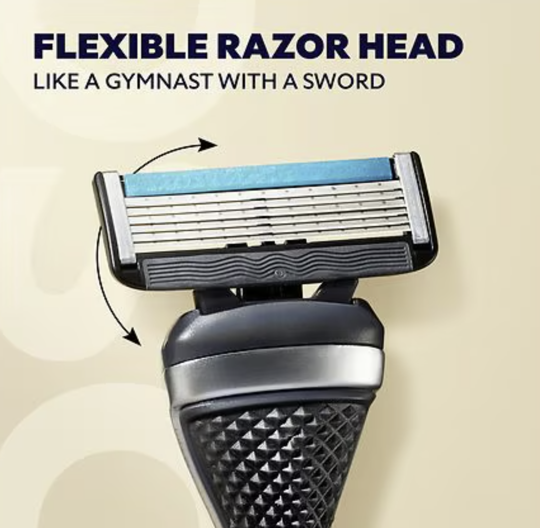 Dollar Shave Club Men's Razor 4-Blade Razor Blade Refill 4 Count