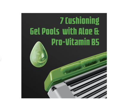 Schick Hydro 5-Blade Skin Comfort Sensitive Skin Mens Razor Blade Cartridge Refill, 4 Ct, Mens Razor, Designed For Maximum Comfort