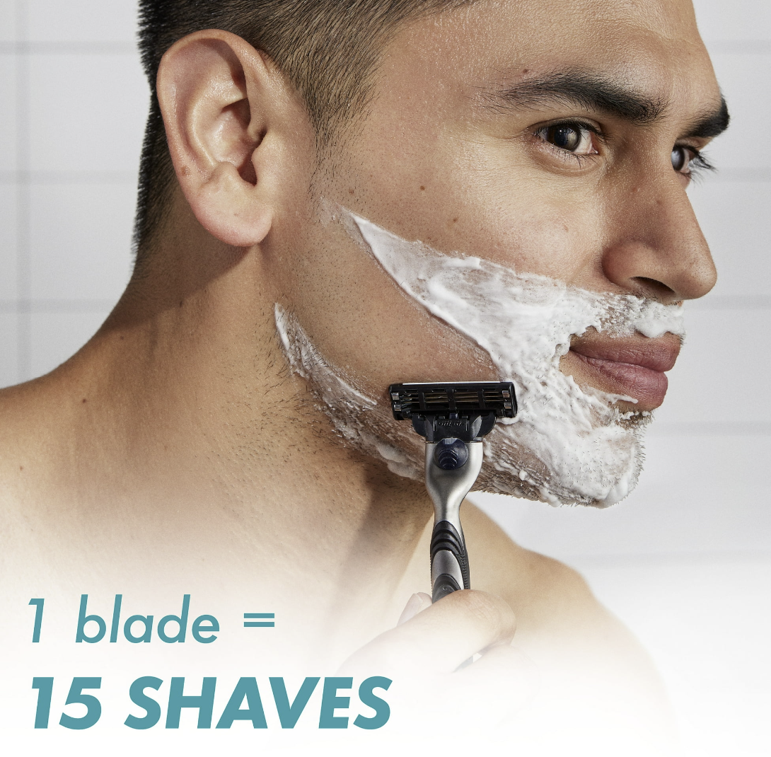 Gillette Mach3 Mens Razor Blades Refill Cartridges, 4 ct