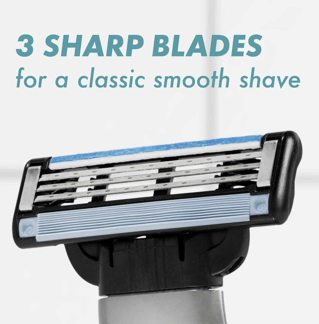 Gillette Mach3 Mens Razor Blades Refill Cartridges, 4 ct